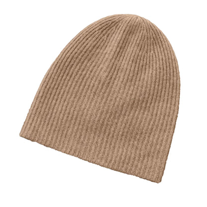 Cashmere Plush Rib Beanie